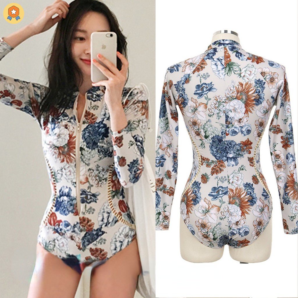 Áo Khoác Nữ HYJP2 In Họa Tiết Hoa Phong Cách Hàn Quốc