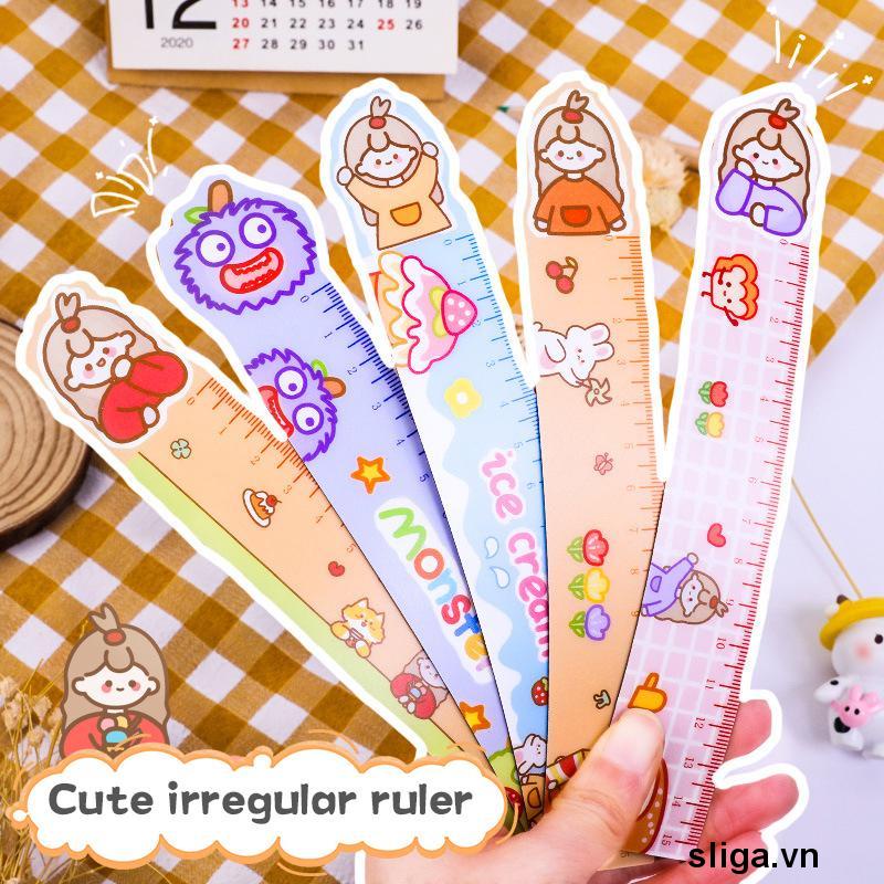 💌Thước kẻ dẻo có nam châm, thước kẻ học sinh chiều dài 15cm cute dễ thương đồ dùng học tập làm quà tặng học sinh