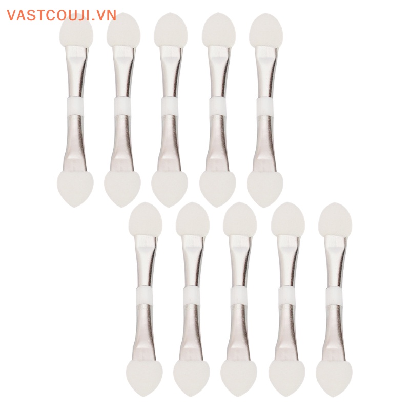 Set 10 Cọ Trang Điểm Mắt Hai Đầu VASTJI