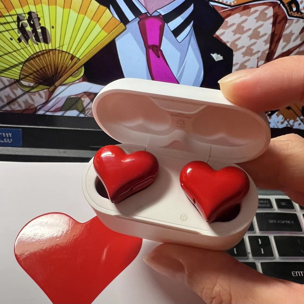 Tai Nghe Bluetooth 5.3 2023 Hình Trái Tim Chất Lượng Cao