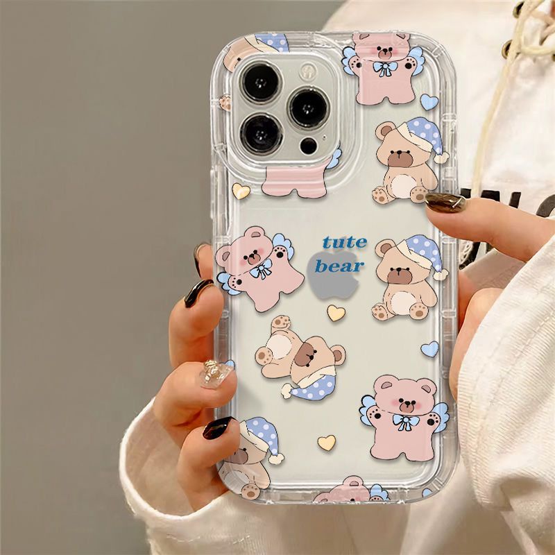 ✅Ốp Điện Thoại Chống Sốc In Hình Thỏ Hoạt Hình Cho Iphone xr14pro67 8p 13 xsmax / 11 max12 XI4S