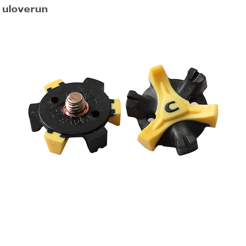 Set 10 Đinh Gắn Giày Đánh Golf Màu Vàng Đen Thay Thế Tiện Dụng