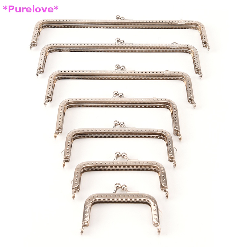 1 Khung Khóa Túi Xách Bằng Hợp Kim Hình Hoa Phong Cách Retro Mới