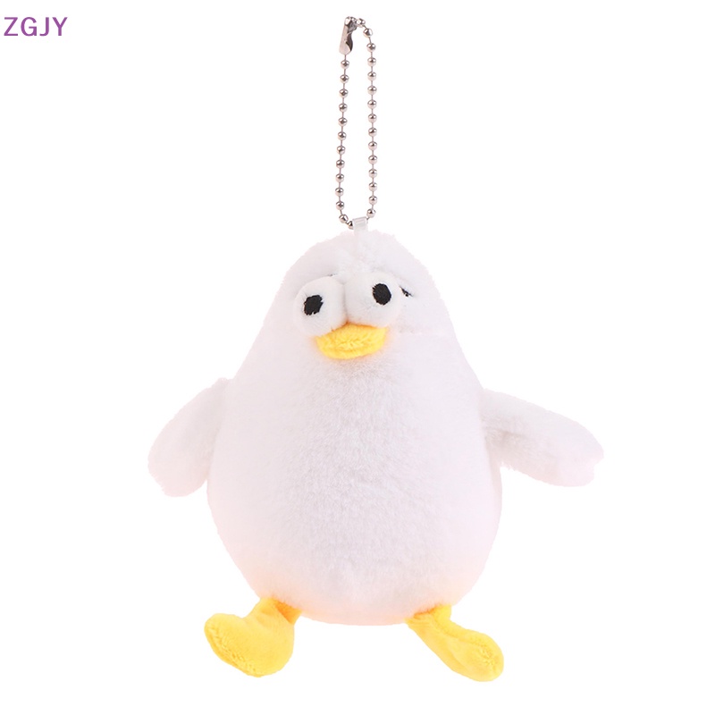 Búp Bê Nhồi Bông Hình Gà Con Đáng Yêu Mềm Mại 12cm Gắn Móc Khóa Trang Trí Ba Lô / Túi Xách Mới