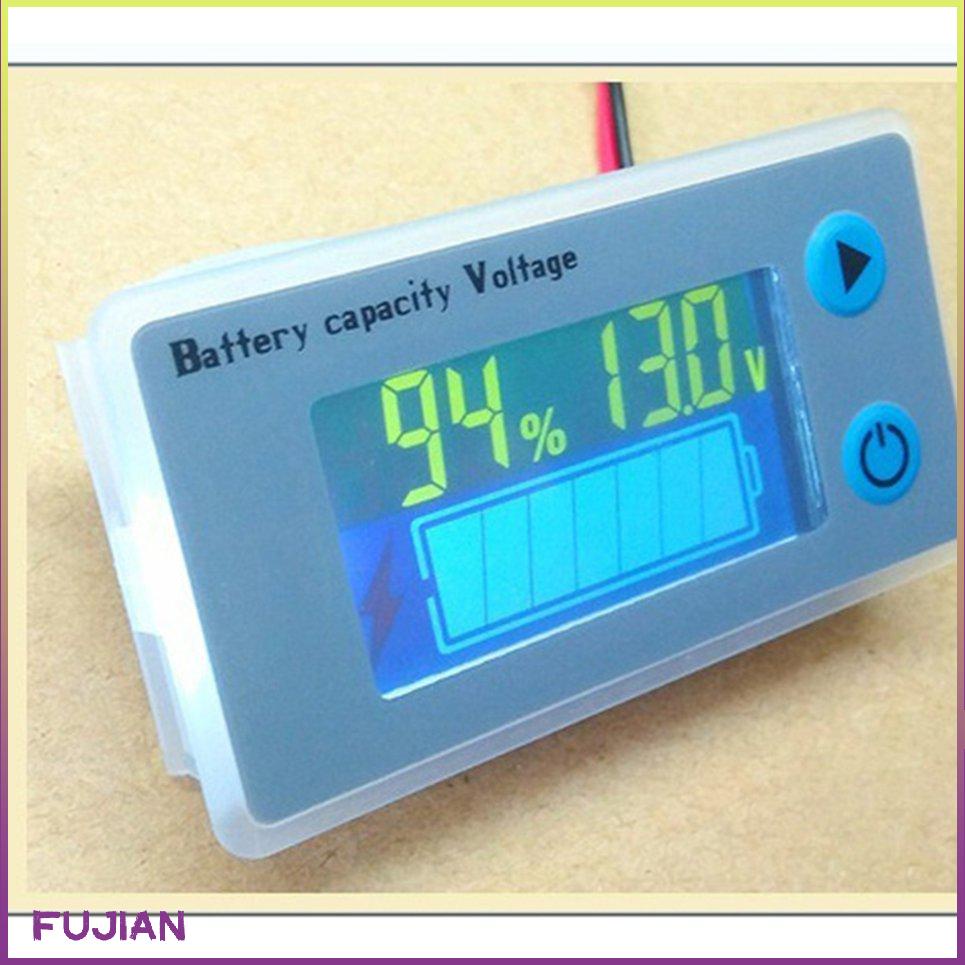 Đa Năng 10-100V Màn Hình LCD Axit Chì Lithium Đèn Báo Dung Lượng Pin Kỹ Thuật Số Vôn Kế Bút Thử Điện Áp Js-C33 [V/19]