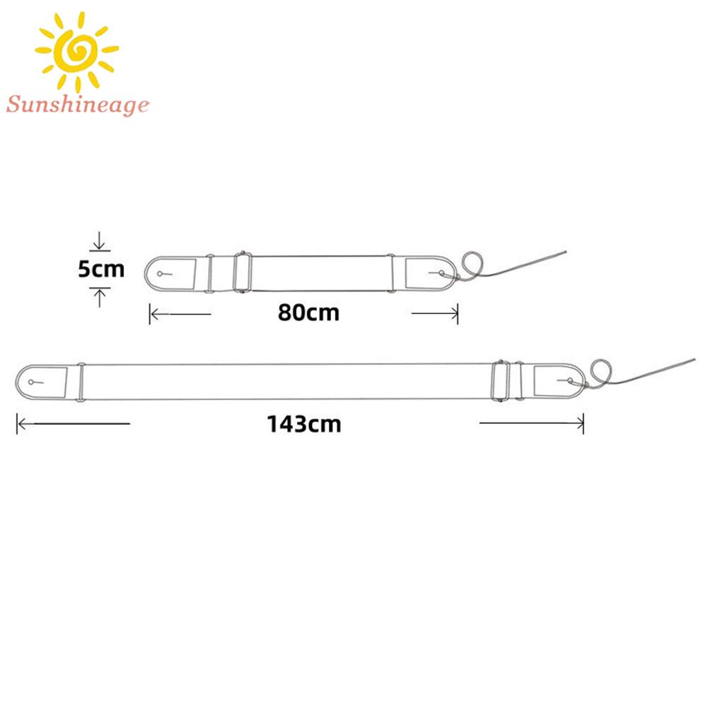 Dây Đeo Đàn Guitar Điện / Guitar Bass Có Khóa Cài Tùy Chỉnh Tiện Dụng