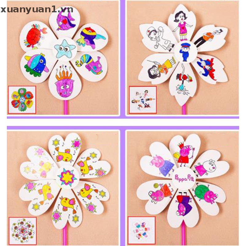 Chong Chóng Đồ Chơi Tự Làm Thủ Công Độc Đáo Cho Bé