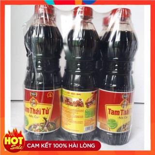 Lốc 6 chai nước tương tam thái tử nhị ca 500ml