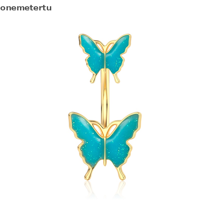 Khuyên Rốn Hình Bướm Bằng Thép Không Gỉ Thời Trang Dành Cho Nữ