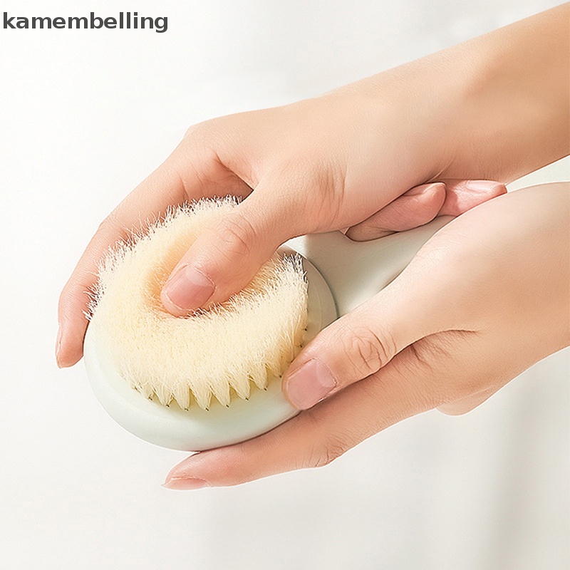 Kamembelling Bàn Chải Chà Lưng Tẩy Tế Bào Chết Mát Xa Cơ Thể Tay Cầm Dài Mềm Mại Tiện Dụng
