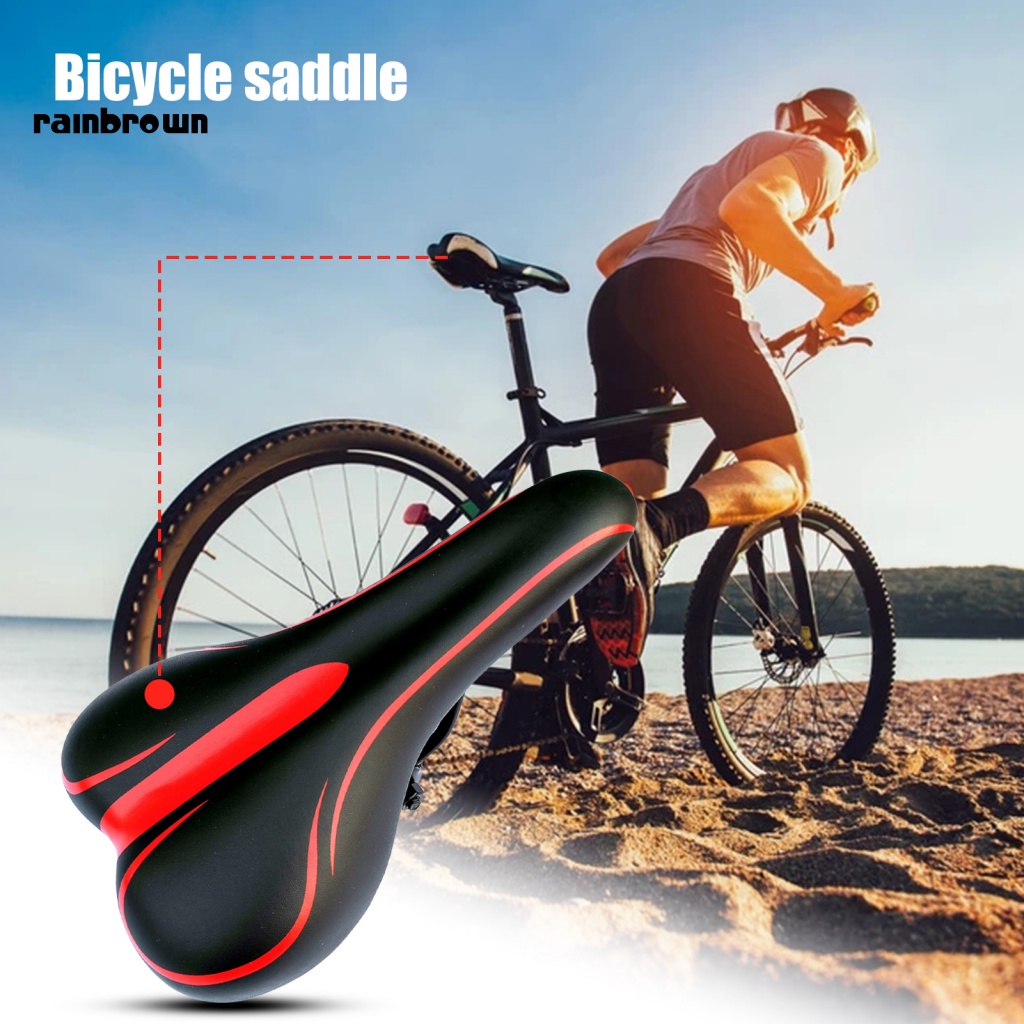 Yên Xe Đạp Giả Da Mềm Mại Dày Dặn Cho MTB