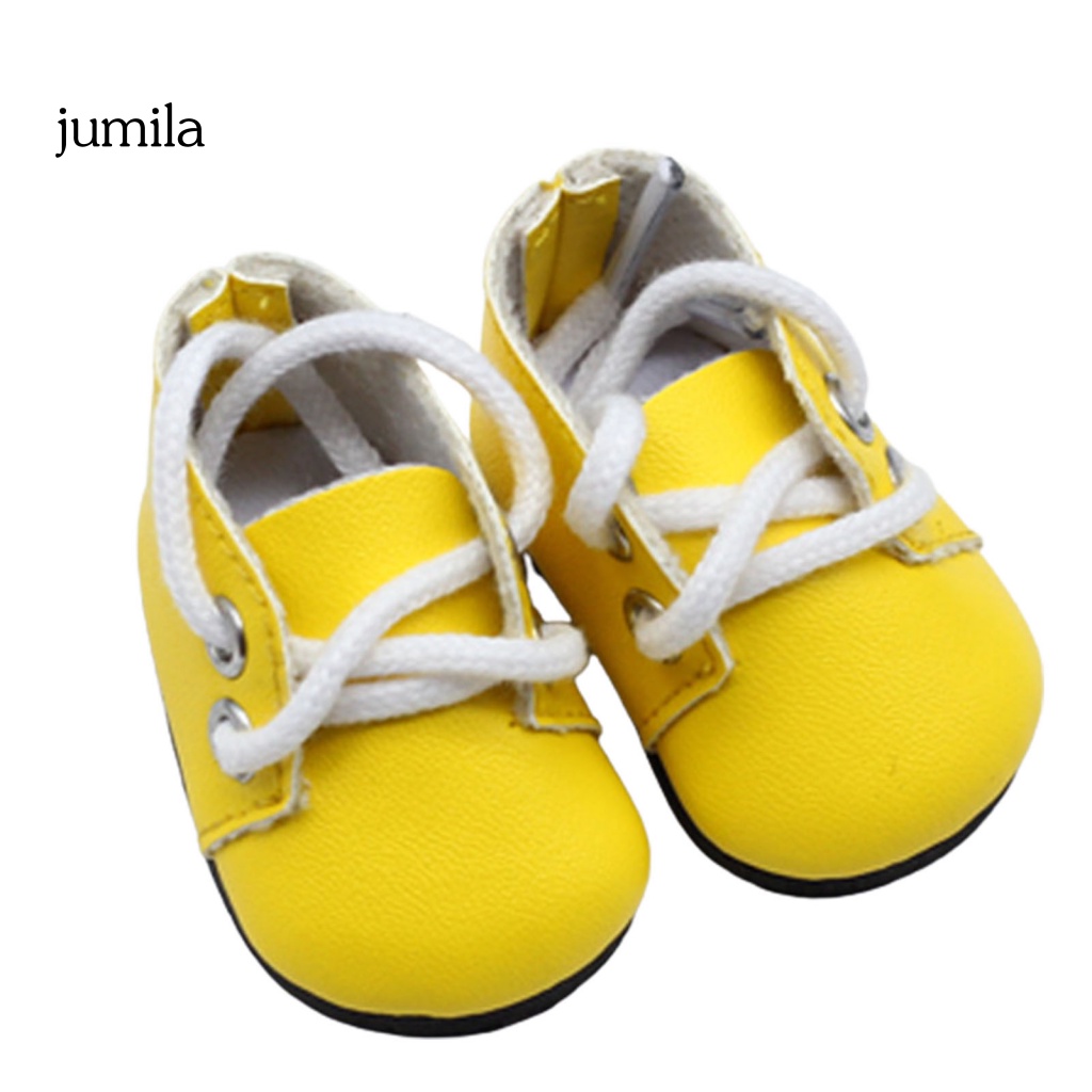 [JU] 1 Đôi Giày Thể Thao Giả Da Cho Búp Bê