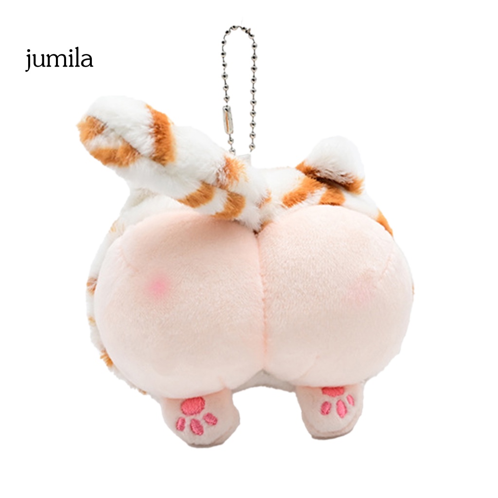 Móc Khóa Hình Mông Hổ Nhồi Bông Sống Động Trang Trí Túi Xách