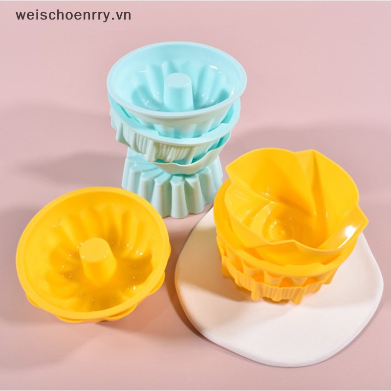 1 Khuôn Silicon Làm Bánh Muffin Hình Hoa Xinh Xắn