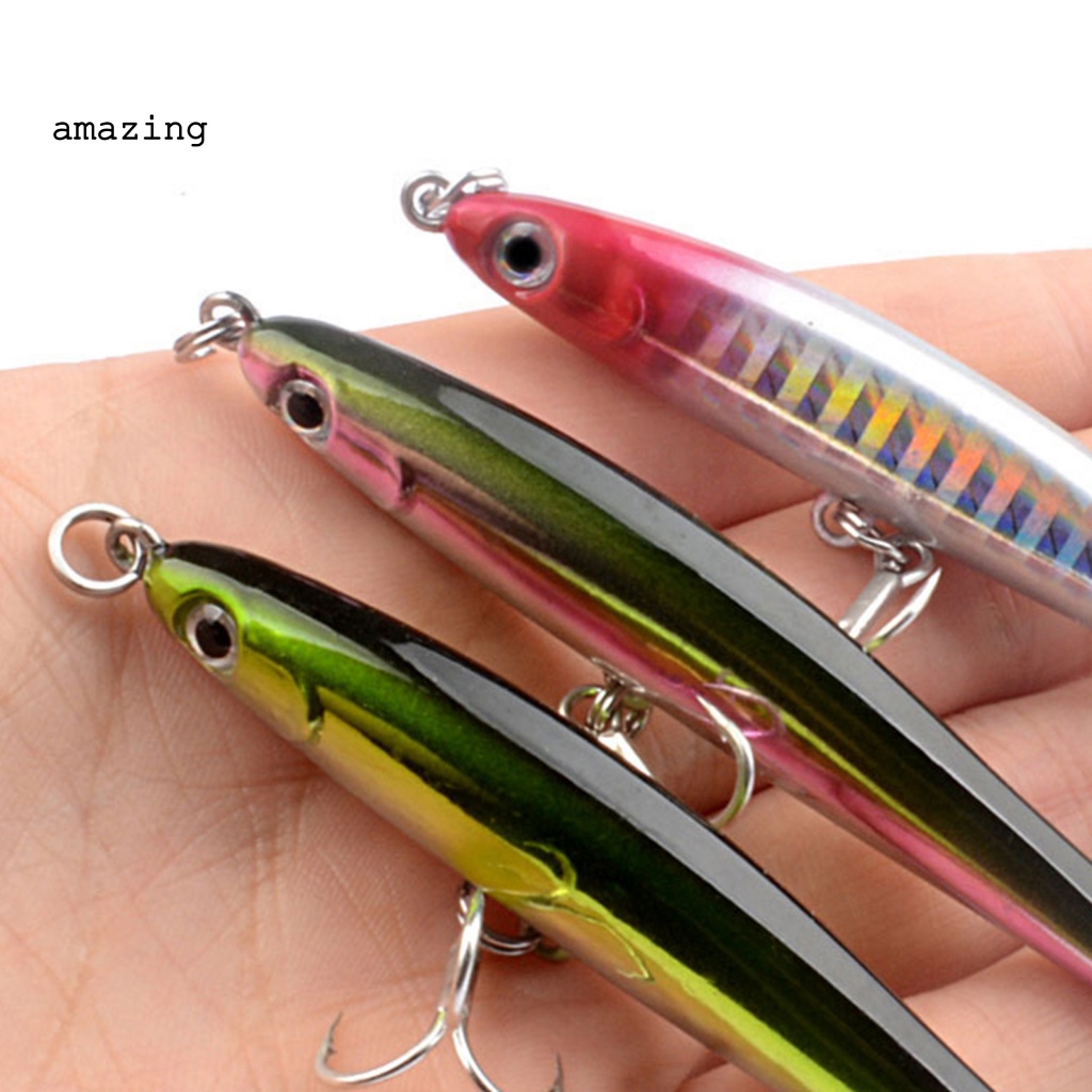 Mồi Câu Cá Giả 3D Bằng Nhựa Cứng 8.2CM / 9.5G Màu Sắc Tươi Sáng Có Thể Tái Sử Dụng