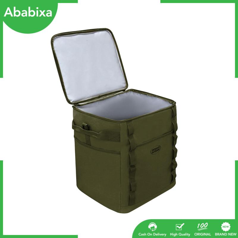 [Ababixa] Túi Đựng Đồ Cắm Trại Đinh Tán Nhỏ Gọn Bền Bỉ Có Khóa Kéo Và Tay Cầm Túi Đựng Cho Hoạt Động Ngoài Trời / Bãi Biển /