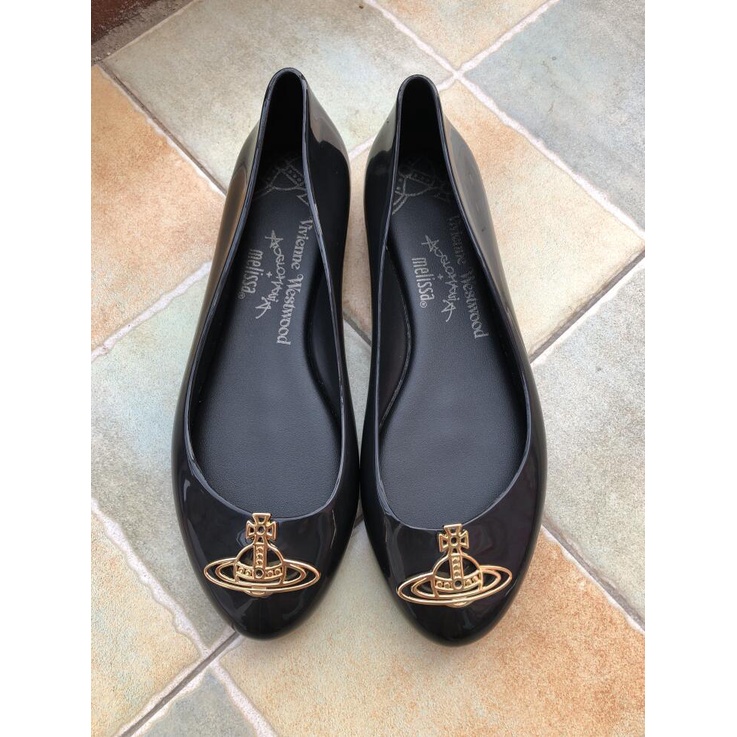 Giày Sandal Đi Biển Đế Phẳng Phong Cách melissa melissa melissa Phối Kim Loại Saturn Queen West Mùa Xuân Hè Cho Nữ