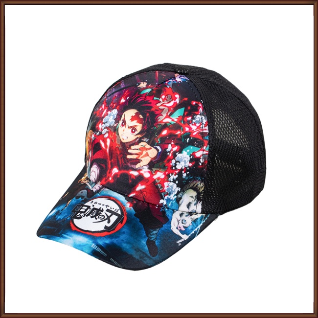 Mũ Lưỡi Trai Phối Lưới Thoáng Khí Họa Tiết Hoạt Hình Dễ Thương Cho Bé Từ 2-8 Tuổi