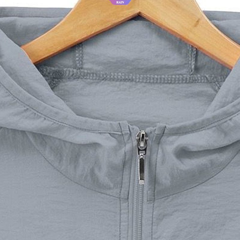 1 Áo Khoác Bằng Lụa Lạnh Siêu Mỏng Nhẹ Co Giãn Chống Nắng Chống Nước Thoải Mái Thoáng Mát Dành Cho Nam Nữ Đi Biển Ngoài Trời