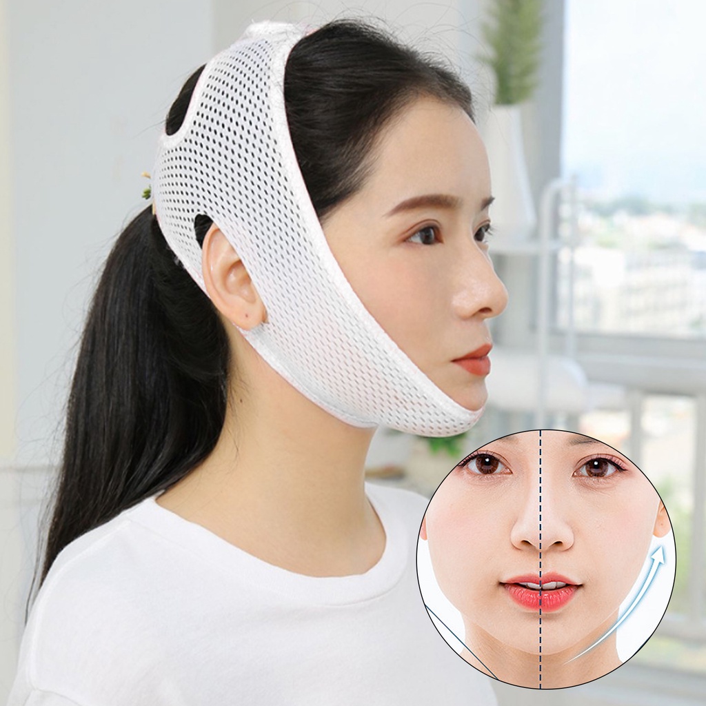 Đai đeo mặt VOGVIGO tạo cằm chữ V chống ngáy khi ngủ
