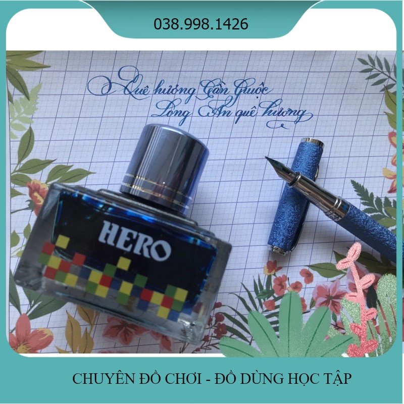 Mực Viết Máy Hero 40 ml Nhiều Màu 40ml _LL