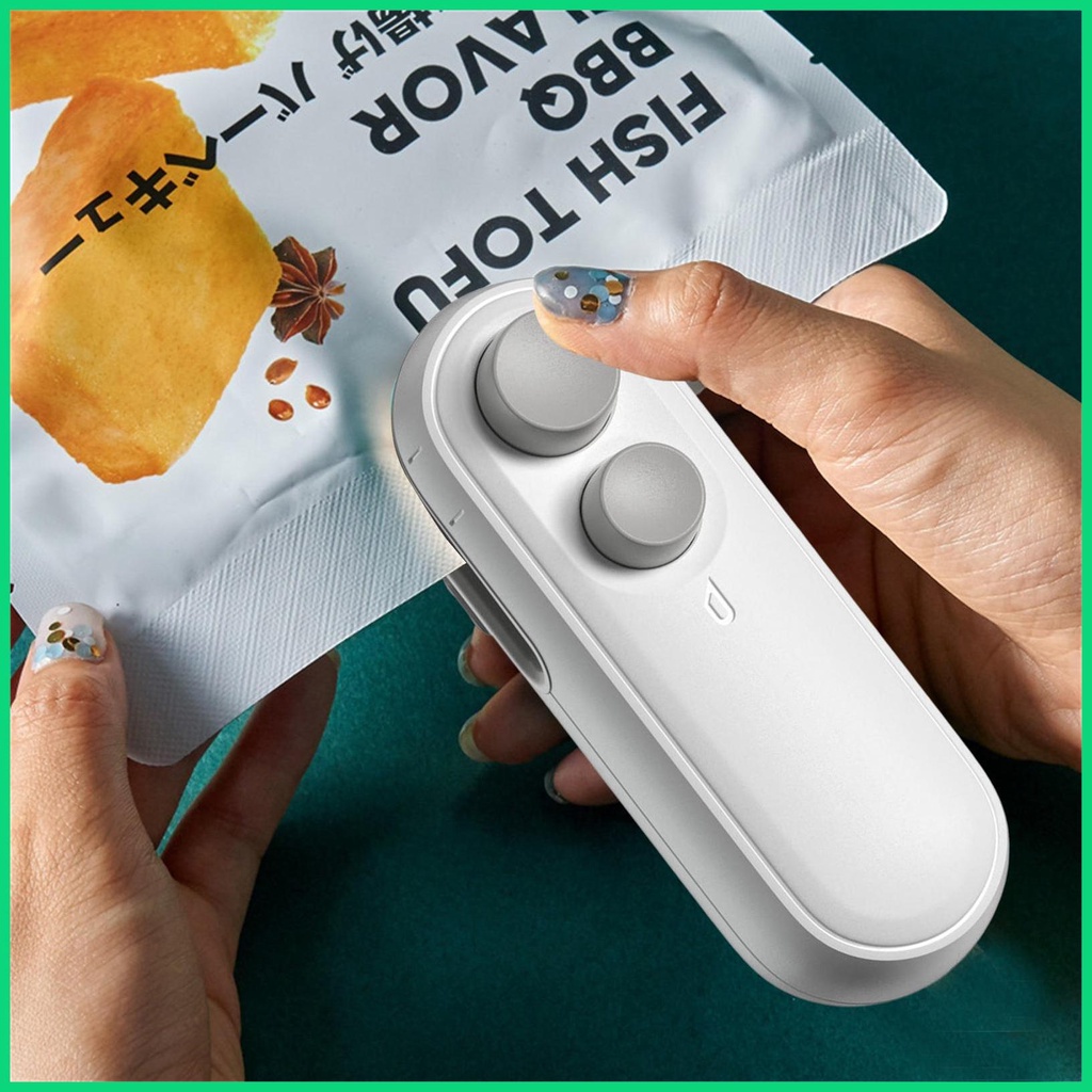 Chip Niêm Phong Túi Nhiệt Mini Có Nam Châm Chống Nước Có Thể Sạc Lại