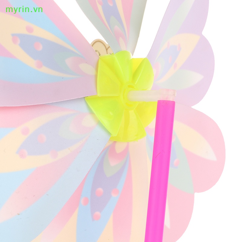Myrin Set 2 Cối Xay Gió Bằng Nhựa Một Lớp Nhiều Màu Sắc Hình Hoa Bướm Trang Trí Sân Vườn Cho Trẻ Em Bán Chạy VN