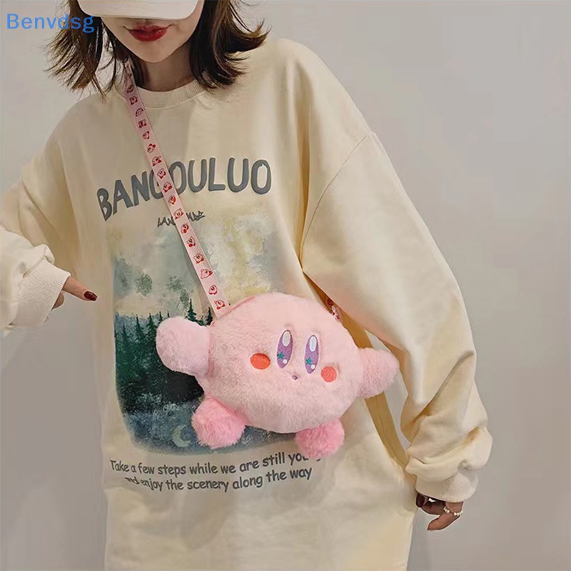 Benvdsg > Túi Đeo Chéo Đựng Điện Thoại / Tiền Xu Hình Ngôi Sao Kirby Nhồi Bông Dễ Thương Thích Hợp Làm Quà Tặng Cho Bé Gái