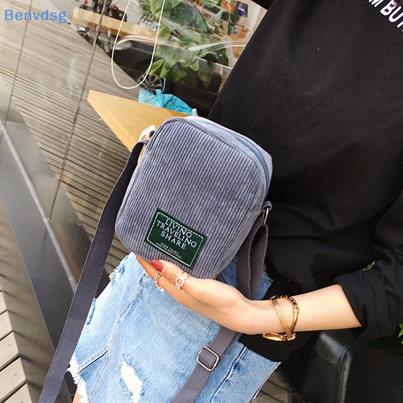 Túi Đeo Chéo Hình Vuông Cỡ Nhỏ Bằng Vải Nhung Đơn Giản Thời Trang Hàng Mới