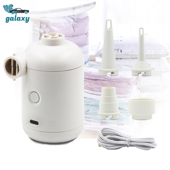 Galaxy Máy Bơm Hơi Điện Tử Cổng Usb Gọn Nhẹ Cho Phao Bơi