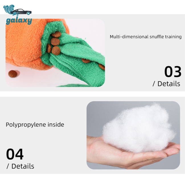 Galaxy Đồ Chơi Cà Rốt 2 Trong 1 Cho Thú Cưng