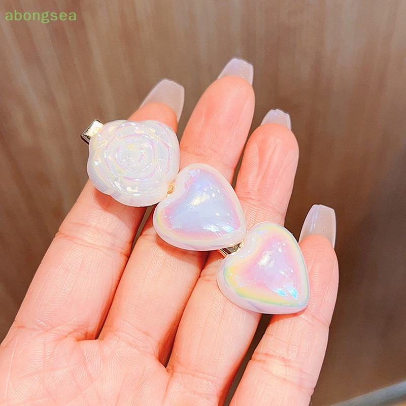 Abongsea Kẹp Tóc Phong Cách Nàng Tiên Cá Mùa Hè Đơn Giản Cá Tính