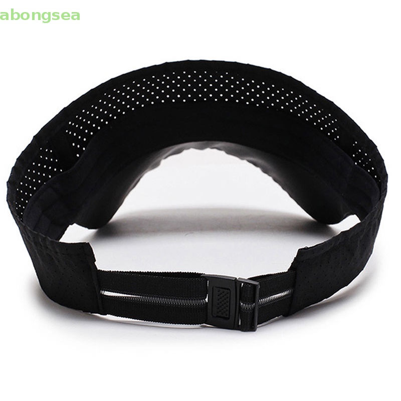 Abongsea Mũ Lưỡi Trai Hở Chóp Thoáng Khí Chống Tia UV Màu Trơn Thời Trang Mùa Hè Cho Nam Và Nữ