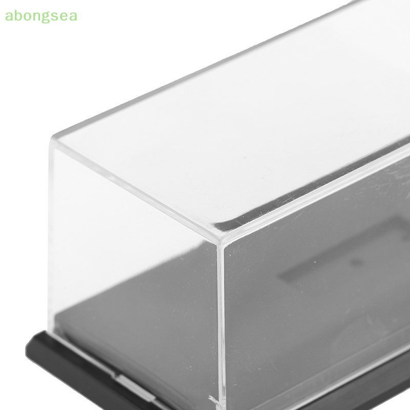 Abongsea Hộp Trưng Bày Mô Hình Đồ Chơi Xe Hơi Anime Bằng Acrylic Chống Bụi Cỡ 1 / 64