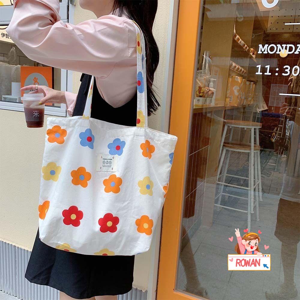 Túi vải Cỡ Lớn Họa Tiết Hoa Thời Trang Cho Nữ