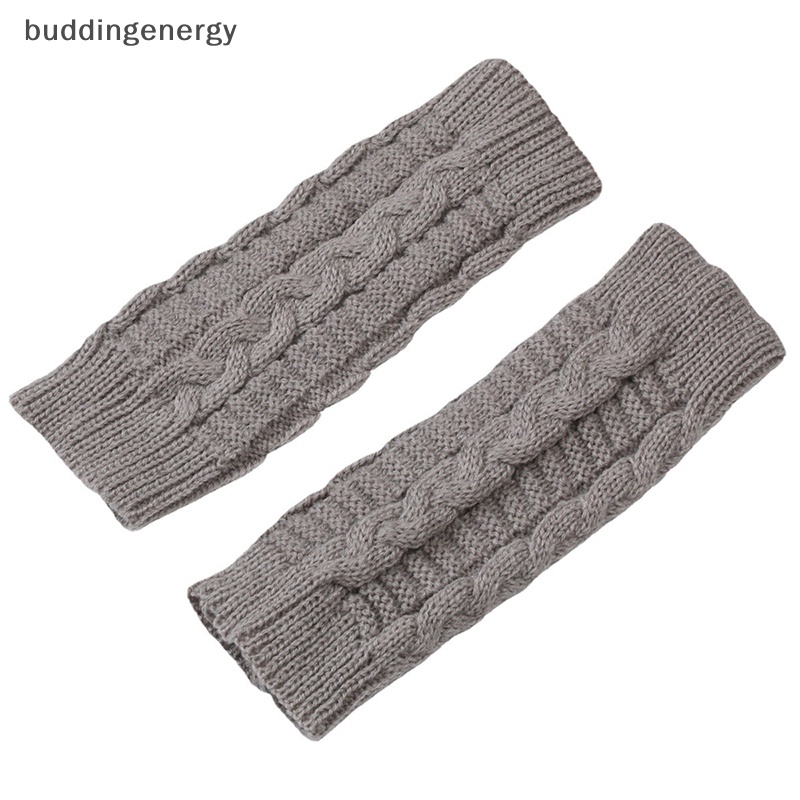 {BUDDI} Mới Găng Tay Nửa Ngón Len Nhân Tạo Dày Dặn Giữ Ấm Mùa Thu Đông Cho Nữ Sinh {BUDDI}