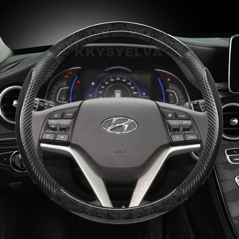 Vỏ Bọc Vô Lăng Xe Hơi Vân Gỗ 38cm 15 "Cho Hyundai Tucson 3 2015 2016 2017 2018 2019