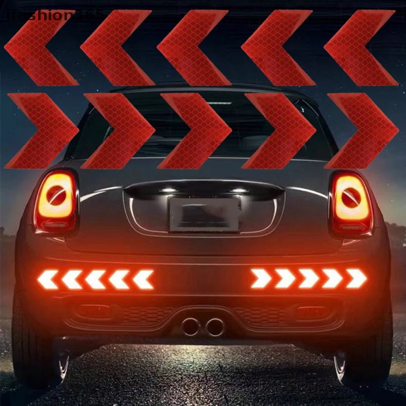 10 Miếng Dán Phản Quang An Toàn Cho Xe Hơi ifashion365