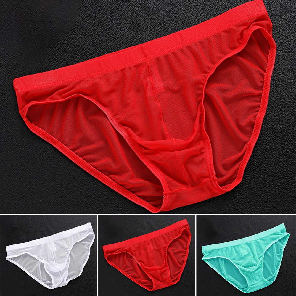 Quần Lót Vải Tuyn Co Giãn Thoáng Khí Thoải Mái Cho Nam