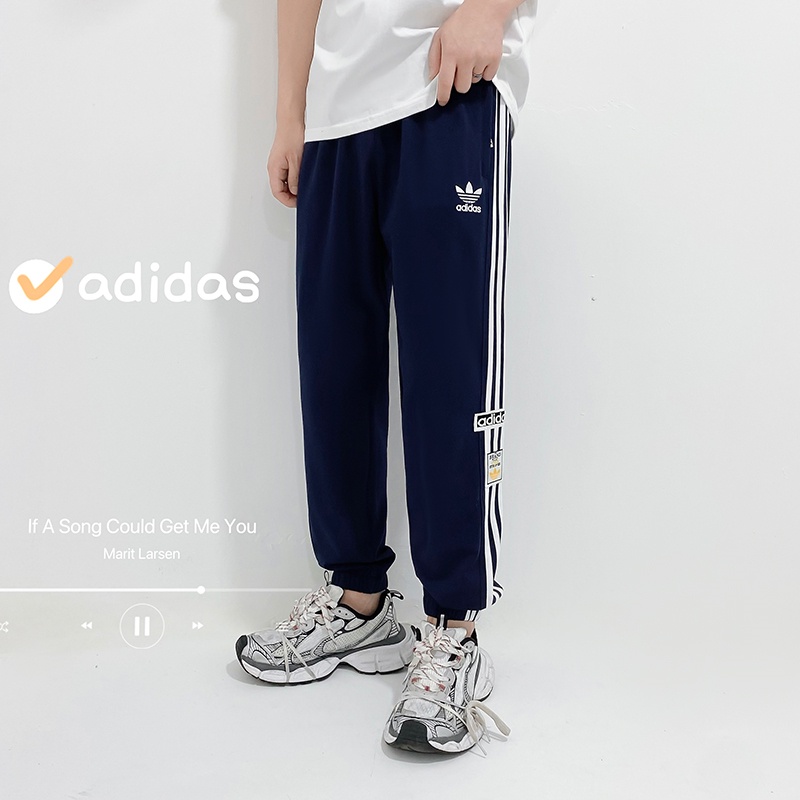 Quần Thể Thao Thêu Logo Adidas Chính Hãng 100% Phong Cách Cổ Điển Dành Cho Nam Nữ