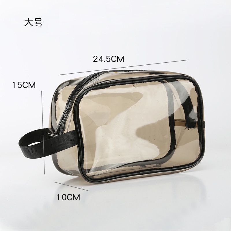 Túi Đựng Đồ Trang Điểm Tối Giản Trong Suốt Và Chống Thấm Nước Với Túi Giặt PVC