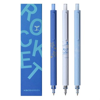  Bút gel Kaco ROCKET Marine Sea mực đen  xanh dương đậm  