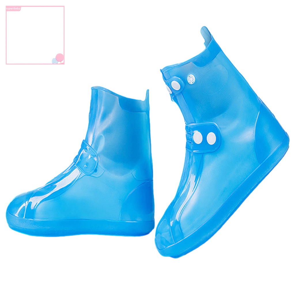 1 Cặp Vỏ Bọc Giày Đi Mưa Chống Mòn Đa Năng Tiện Dụng
