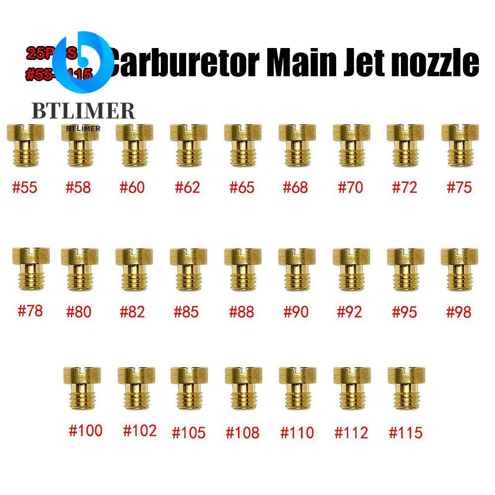 Set 25 Đầu Phun Bộ Chế Hòa Khí Chính Bằng Đồng 25 Món Chuyên Dụng Cho Dellorto PHBG SHA