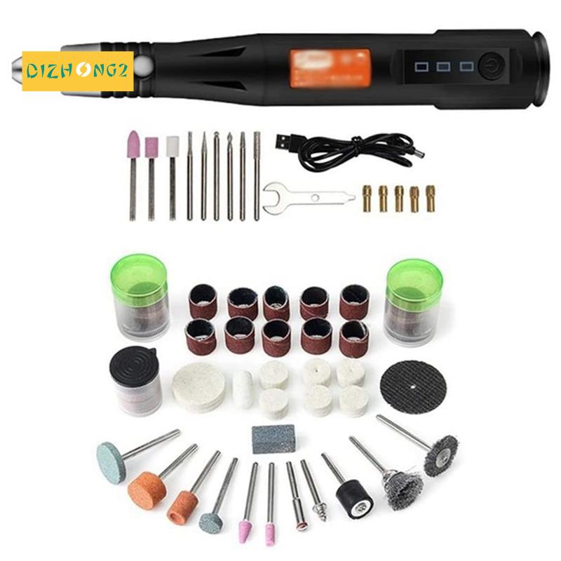 105 PCS 30W Bộ dụng cụ điện quay có dây Mini 3 tốc độ Điều chỉnh Máy mài Máy khoan nhẹ Bút khắc USB