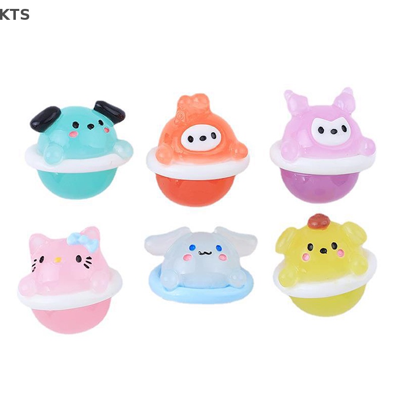 Kẹp Tóc Hình Các Hành Tinh Hoạt Hình Mini Bằng Nhựa Phát Quang