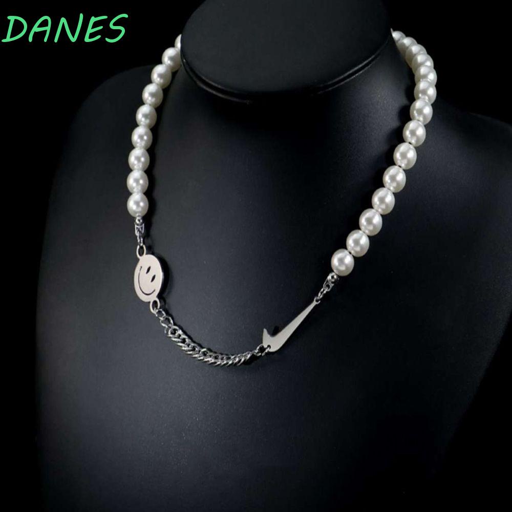 Vòng cổ Mặt Cười Phong Cách Hip Hop Đơn Giản Cho Nữ