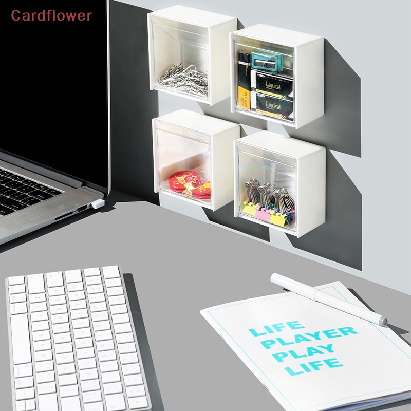 Hộp Đựng Đồ Dùng Dán Tường Trong Suốt Không Cần Khoan Tiện Dụng Mới