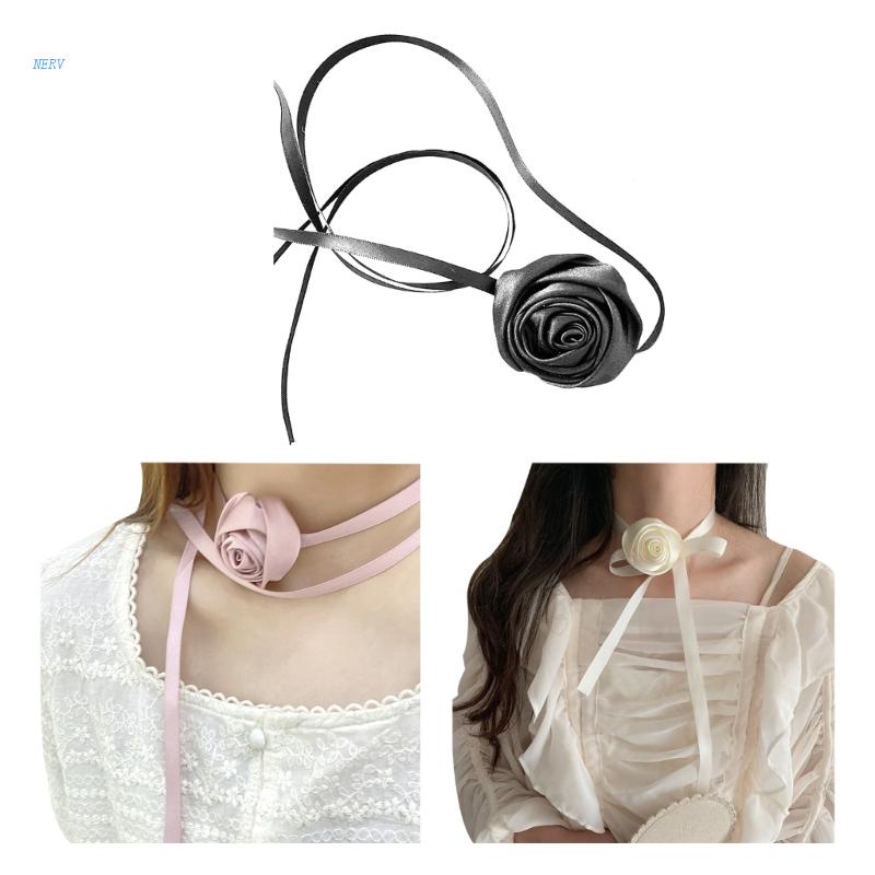 Vòng Cổ Dây Cột Thanh Lịch Hợp Thời Trang Cho Nữ