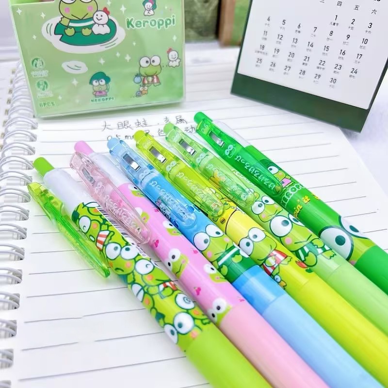 Set 6 Bút Mực Đen Hình Động Vật Dễ Thương